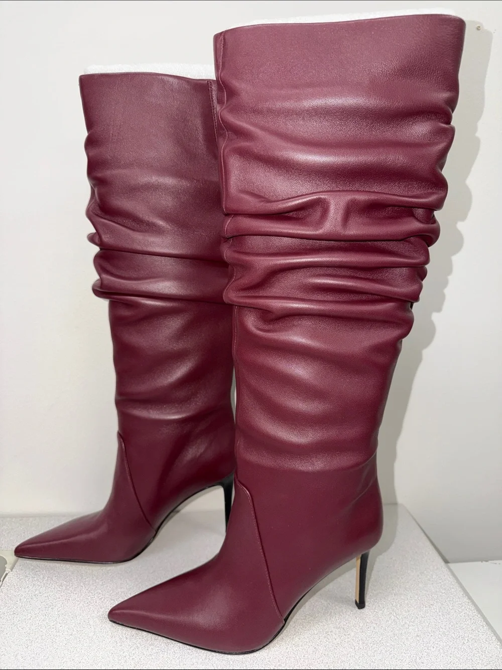 Michael Kors Dawn Leather Boots